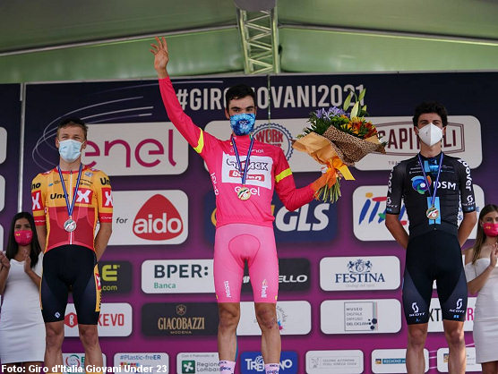 Juan Ayuso, vencedor final del Giro de Italia Sub-23