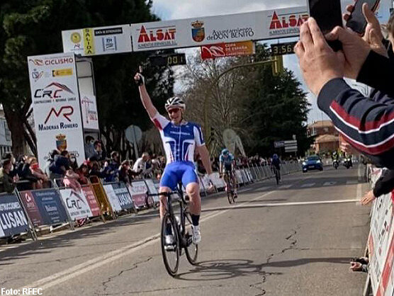 Gleb Syritsa, primer lder de la Copa de Espaa lite-Sub23 tras imponerse en el Circuito Guadiana