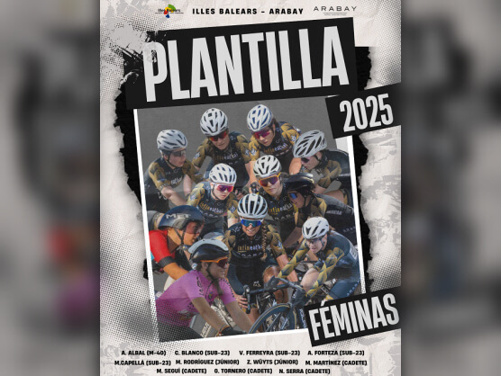 El equipo femenino Illes Balears-Arabay-Infineathai presenta su plantilla para la temporada 2025 El equipo femenino Illes Balears-Arabay-Infineathai presenta su plantilla para la temporada 2025