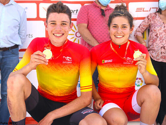Ivn Romeo y Naroa Fernndez, campeones de Espaa junior 2021