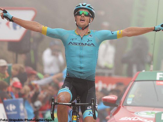 Vuelta a Espaa: Jakob Fuglsang gana en La Cubilla, Primoz Roglic sigue lder