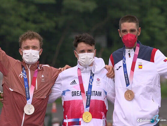 Juegos Olmpicos: Thomas Pidcock logra el oro en cross country, David Valero bronce
