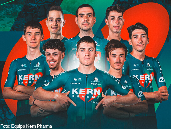 Anunciado el 'ocho' de Kern Pharma para la Vuelta a España Anunciado el 'ocho' de Kern Pharma para la Vuelta a España