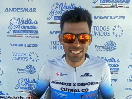 Laureano Rosas, campen de la Vuelta a Formosa