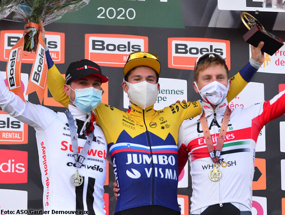 Primoz Roglic se corona en la Lieja-Bastoa-Lieja 2020