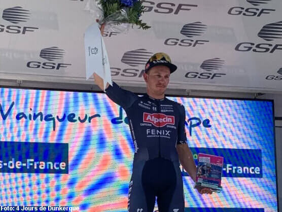 4 Días de Dunkerque: Lionel Taminiaux gana la cuarta etapa en un apretado sprint 4 Días de Dunkerque: Lionel Taminiaux gana la cuarta etapa en un apretado sprint