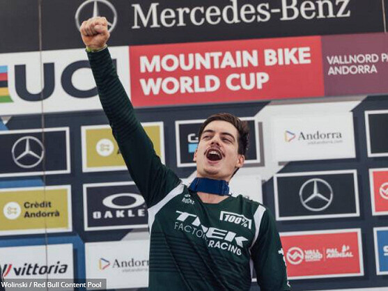 Loris Vergier y `Vali Hll se imponen en el descenso de la Copa del Mundo de Vallnord-Pal Arinsal
