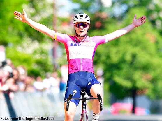 Lotte Kopecky se corona en el Tour de Turingia ganando la sexta etapa y la general