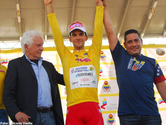 Luca Pacioni lidera la Vuelta al Tchira tras ganar la primera etapa