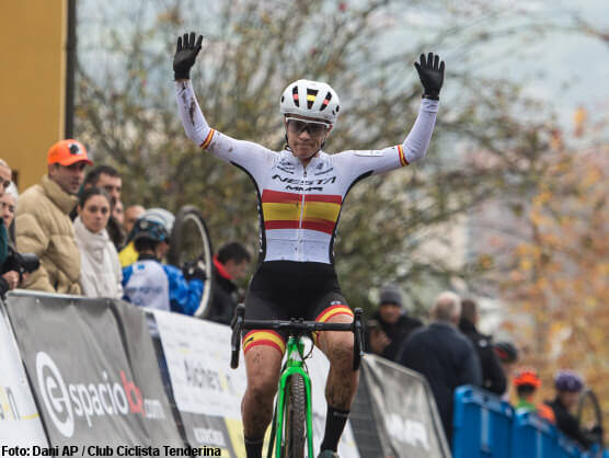 Luca Gonzlez y Mario Junquera dominan el Ciclocross de la Tenderina