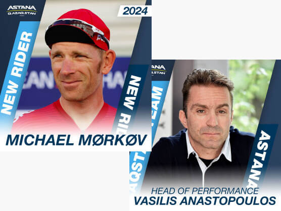 Astana-Qazaqstan se refuerza con Michael Morkov y Vasilis Anastopoulos Astana-Qazaqstan se refuerza con Michael Morkov y Vasilis Anastopoulos