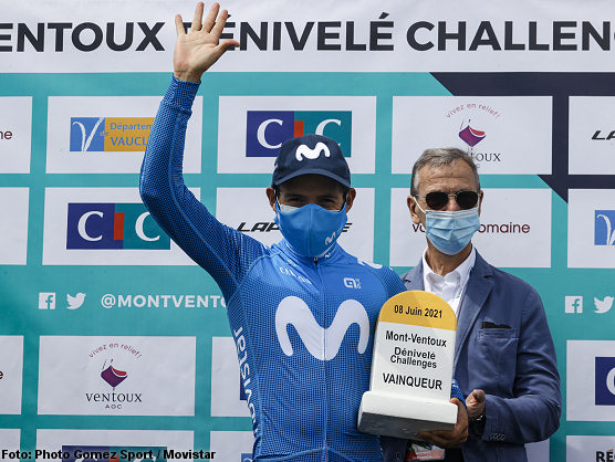 Miguel ngel Lpez se exhibe en el Desafo Mont Ventoux