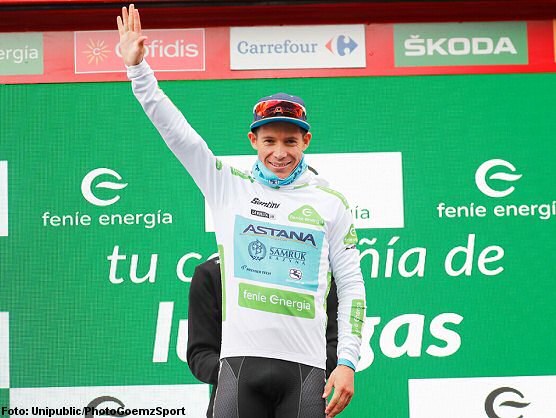 Vuelta a Espaa: Miguel ngel Lpez: "Una pena la cada, hubiese hecho algo bueno"