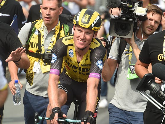 Tour de Francia: Mike Teunissen: "Me habría conformado con un quinto puesto" Tour de Francia: Mike Teunissen: "Me habría conformado con un quinto puesto"