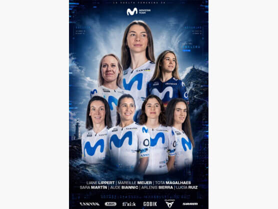 Movistar presenta un equipo ambicioso para La Vuelta Femenina con Lippert y Sierra al frente