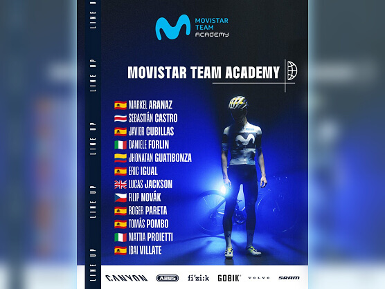 Movistar Team lanza oficialmente su nuevo equipo de desarrollo: Movistar Team Academy Movistar Team lanza oficialmente su nuevo equipo de desarrollo: Movistar Team Academy