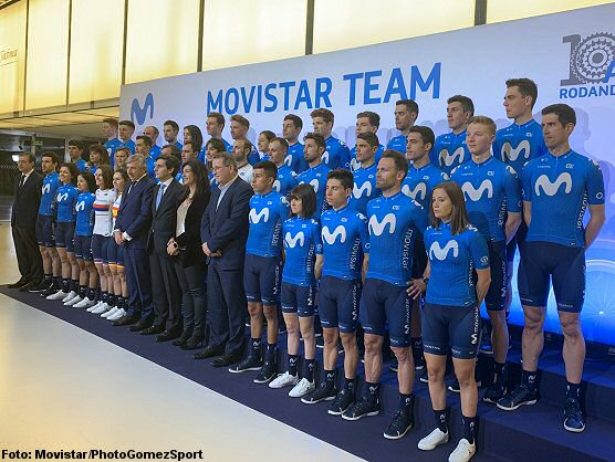 Movistar presenta su renovado equipo con la apuesta de futuro de Enric Mas