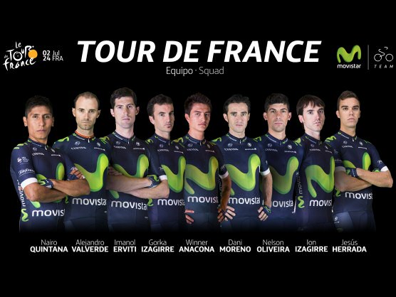 Nairo Quintana encabeza el equipo Movistar en el Tour de Francia Nairo Quintana encabeza el equipo Movistar en el Tour de Francia