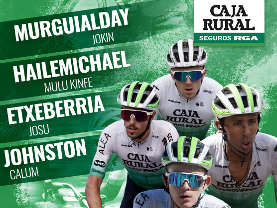 Murguialday, Etxeberria, Johnston y Hailemichael renuevan con Caja Rural-Seguros RGA Murguialday, Etxeberria, Johnston y Hailemichael renuevan con Caja Rural-Seguros RGA
