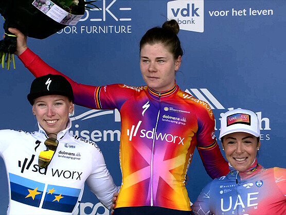 Lotte Kopecky se lleva la victoria en la Nokere Koerse Femenina