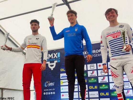Pablo Garca da una meritoria plata a la Seleccin Espaola de BMX en la Copa de Europa de Stuttgart
