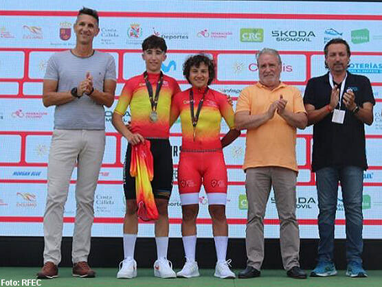 Paula Ostiz y Enrique Maranchn hacen doblete en el Campeonato de Espaa de Escolares