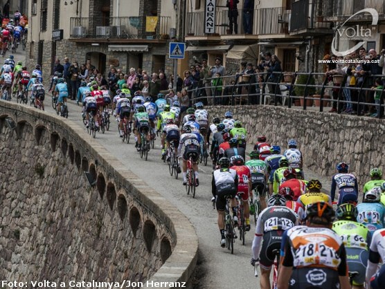Jóvenes talentos despuntan entre las primeras espadas de la Volta a Catalunya Jóvenes talentos despuntan entre las primeras espadas de la Volta a Catalunya