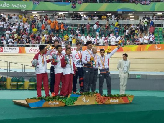 JJ.PP.: España logra el bronce por equipos en los 750 metros de velocidad JJ.PP.: España logra el bronce por equipos en los 750 metros de velocidad