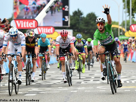 Peter Sagan, Tour de France, 2013, Le Coq Green Podium Jersey