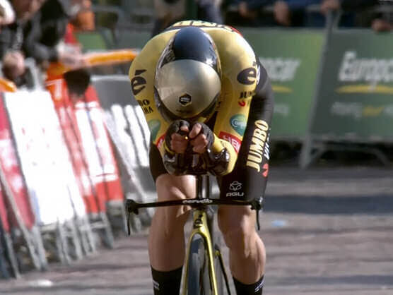 Primoz Roglic ya lidera la Itzulia-Vuelta al Pas Vasco tras ganar la crono