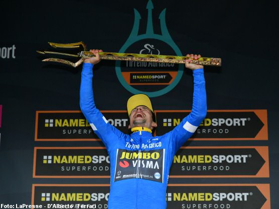 Primoz Roglic se adjudica la Tirreno-Adritico, Victor Campenaerts la contrarreloj final