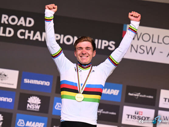 Remco Evenepoel: "Soy feliz en Quick Step y adems tengo contrato hasta 2026"