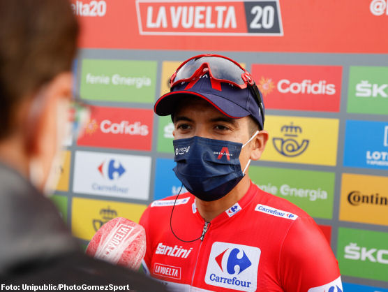 Vuelta a Espaa: Richard Carapaz, preparado para defender la roja