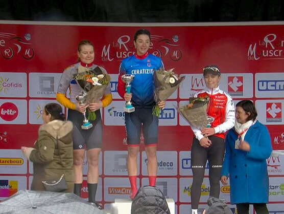 Martina Fidanza se impone al sprint en la Ronde de Mouscron
