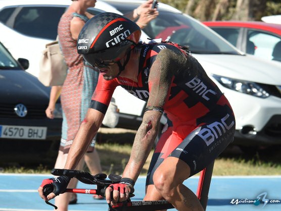 Vuelta a Espaa: Samuel Snchez, duda para maana tras sufrir una cada