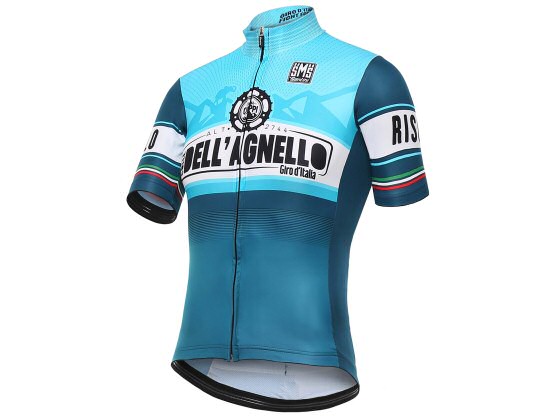 Maillot Cyclisme Rétro Italie Santini, Manches Courtes, Taille XXL