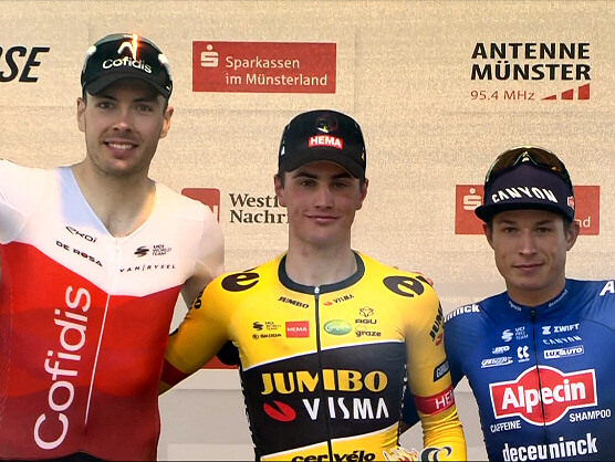 Olav Kooij gana con autoridad el Sparkassen Mnsterland Giro