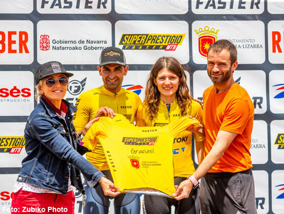 Ismael Esteban y Estibaliz Sagardoy ganan la general del Superprestigio Faster MTB a lo grande