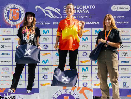 Teresa Fernndez-Miranda y Daniel Peafiel, campeones de Espaa de BMX Freestyle Park 2023