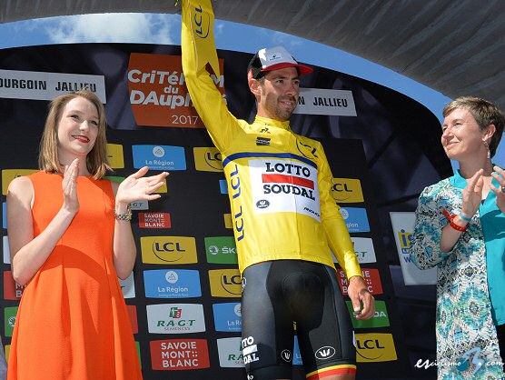 Critérium del Dauphiné: Thomas de Gendt: "Contento por mantener el maillot amarillo" Critérium del Dauphiné: Thomas de Gendt: "Contento por mantener el maillot amarillo"