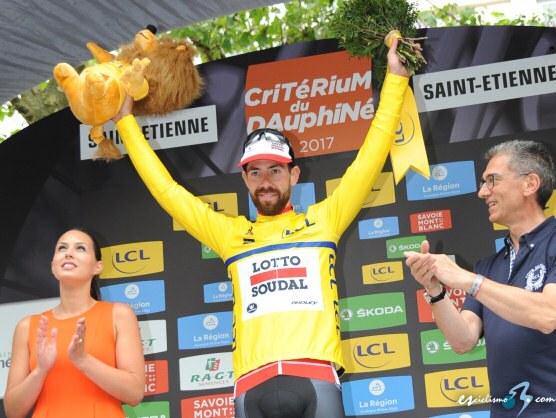 Thomas de Gendt, primer líder del Critérium del Dauphiné Thomas de Gendt, primer líder del Critérium del Dauphiné