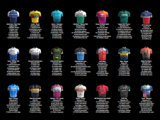 Listado oficial de ciclistas inscritos en el Tour de Eslovaquia 2022 Listado oficial de ciclistas inscritos en el Tour de Eslovaquia 2022