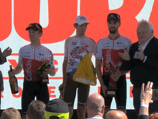 Ben OConnor puede con Jess Herrada en el Tour de Jura