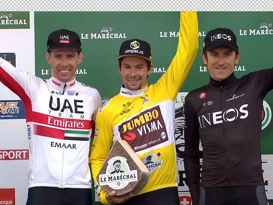Primoz Roglic revalida el ttulo en el Tour de Romanda ganando la crono final