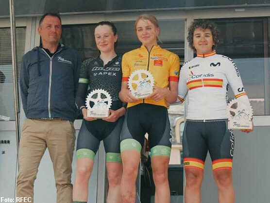 Paula Ostiz se luce con un podio en la última etapa del Tour du Gevaudan Paula Ostiz se luce con un podio en la última etapa del Tour du Gevaudan