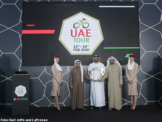 Presentado el Tour de los Emiratos que espera a Valverde, Pogacar y Adam Yates Presentado el Tour de los Emiratos que espera a Valverde, Pogacar y Adam Yates