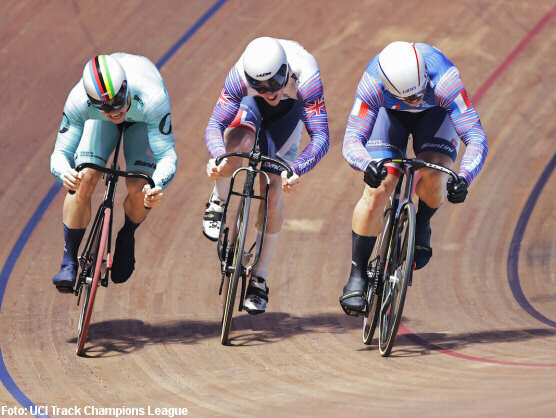 UCI Track Champions League: Mora gana en Scratch. Gros, Imhof, Valente y Lavreysen lderes