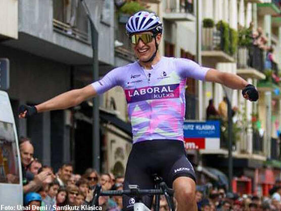 Unai Zubelda se impone en solitario en la Santikutz Klsica