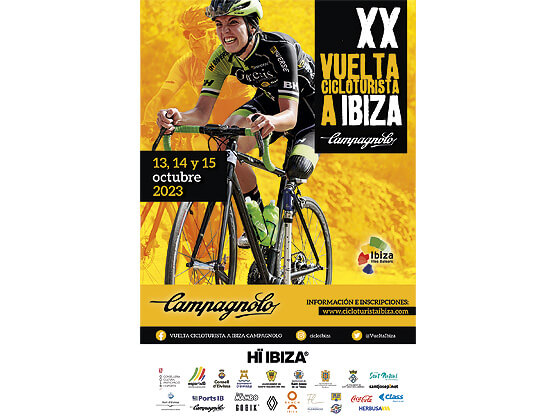 Alberto Contador rodar por primera vez en la Vuelta Cicloturista a Ibiza Campagnolo
