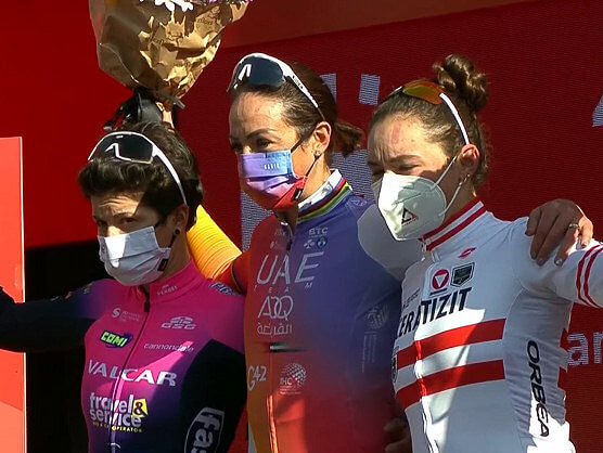 Marta Bastianelli, vencedora de la Vuelta CV Fminas 2022